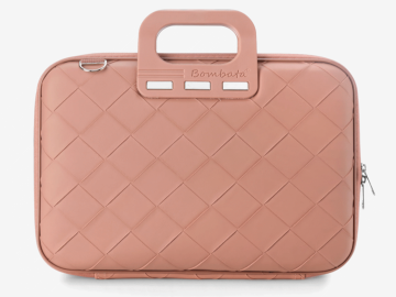 Torba BOMBATA Intrecciato 15,6/16 Pink